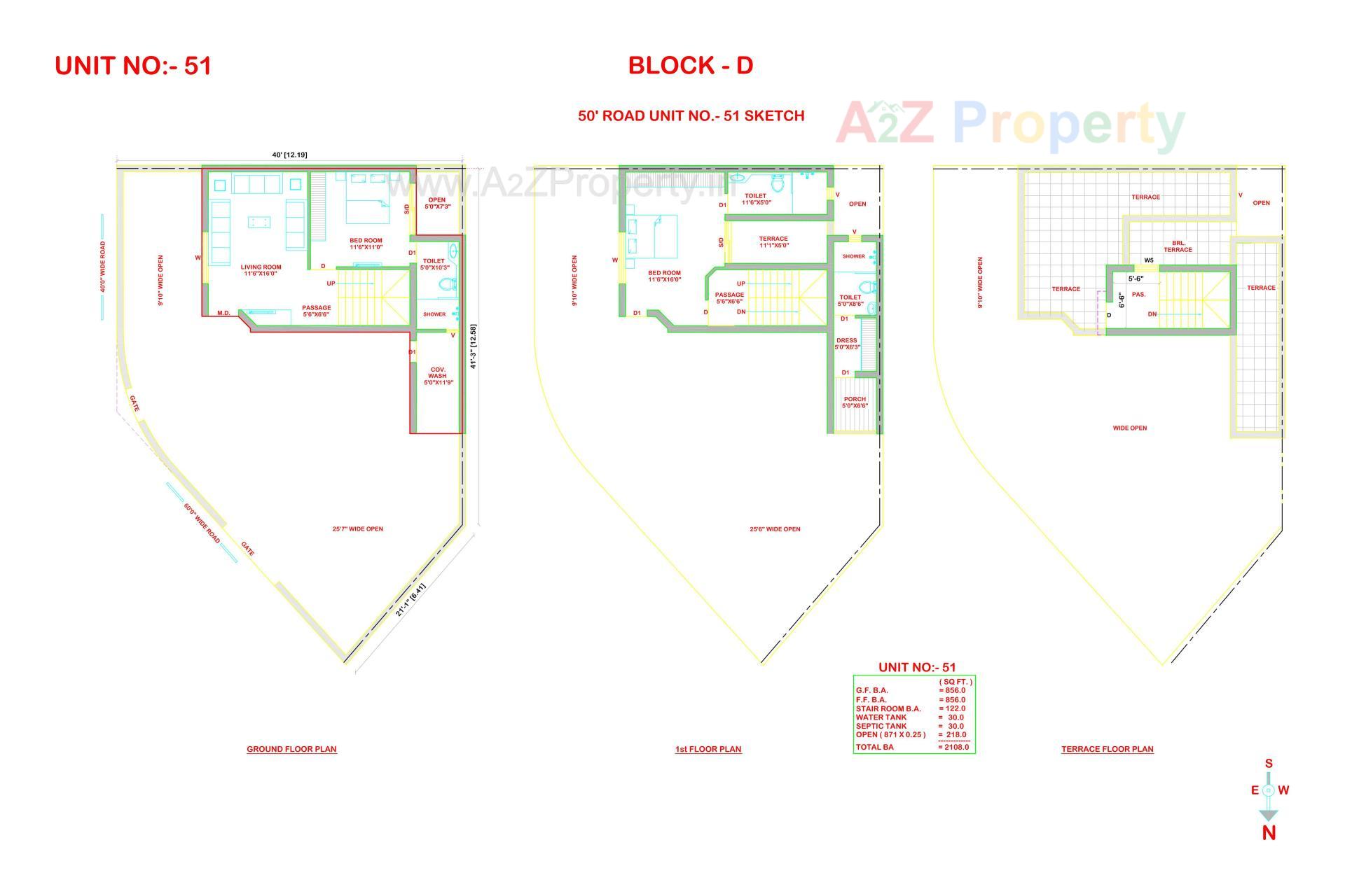 Layout of real estate project Ami Exotica located at Manharpura, Rajkot, Gujarat