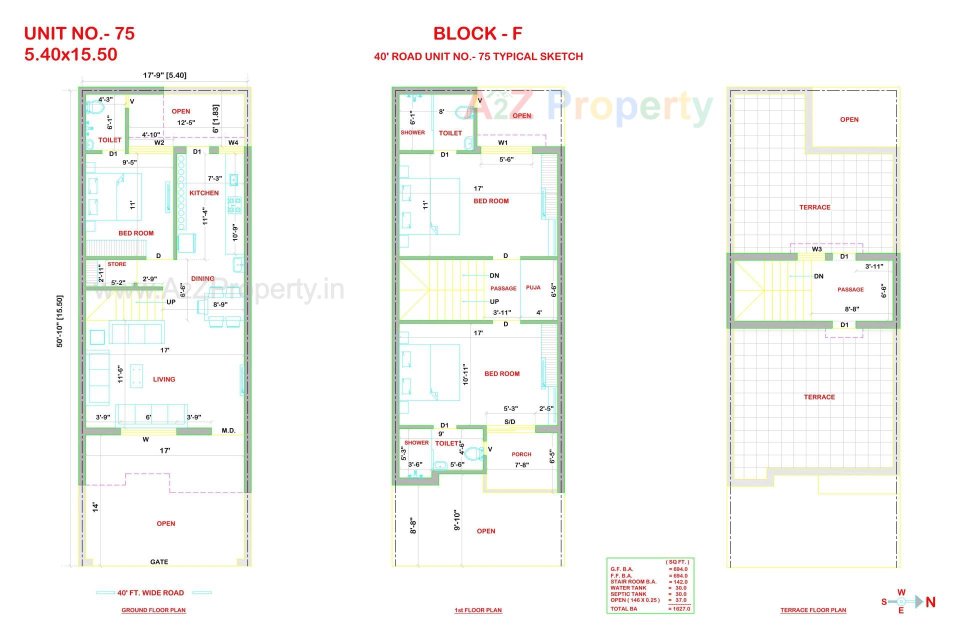 Layout of real estate project Ami Exotica located at Manharpura, Rajkot, Gujarat