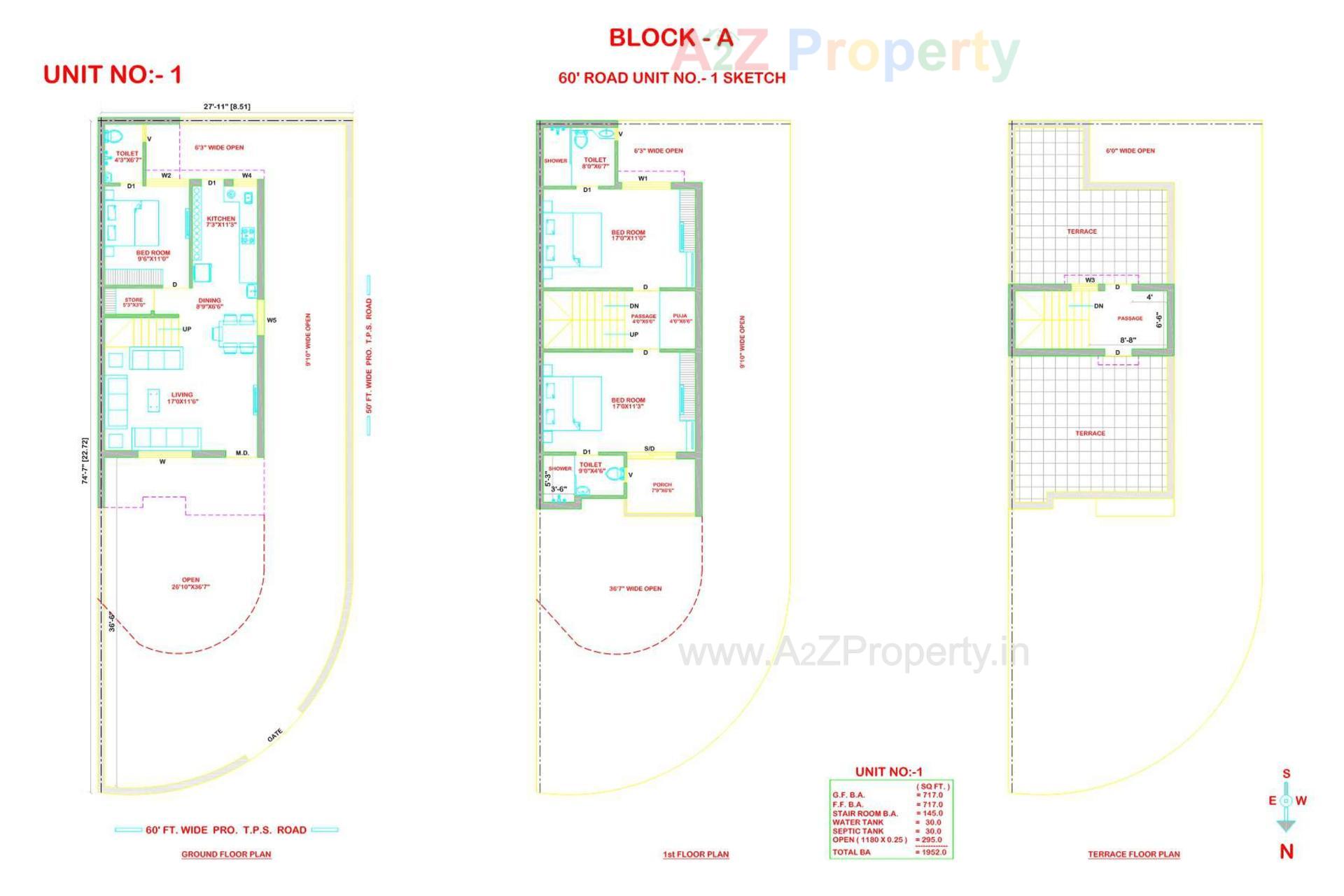 Layout of real estate project Ami Exotica located at Manharpura, Rajkot, Gujarat