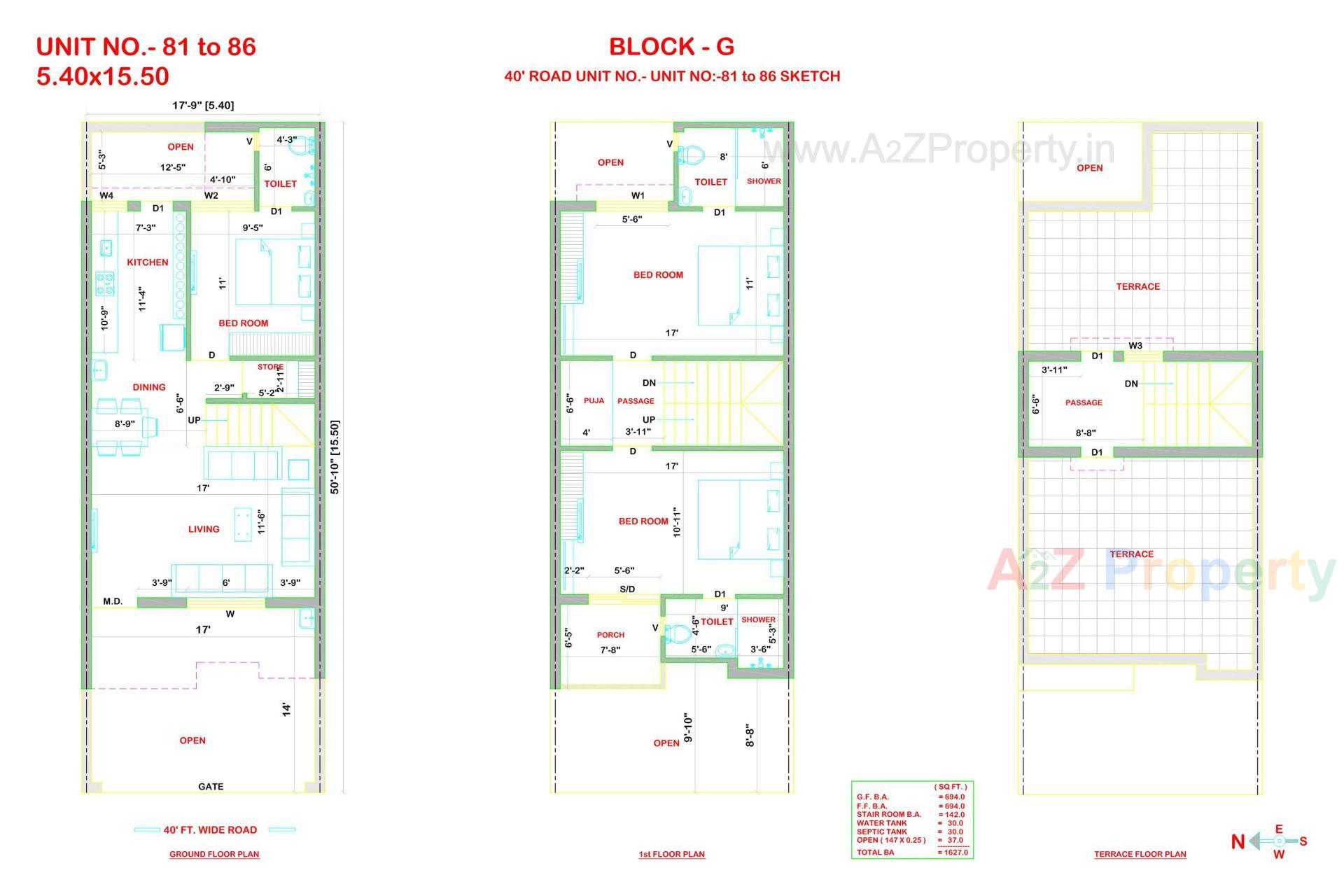 Layout of real estate project Ami Exotica located at Manharpura, Rajkot, Gujarat
