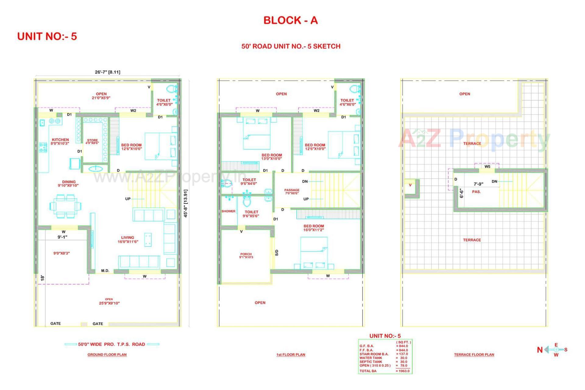 Layout of real estate project Ami Exotica located at Manharpura, Rajkot, Gujarat