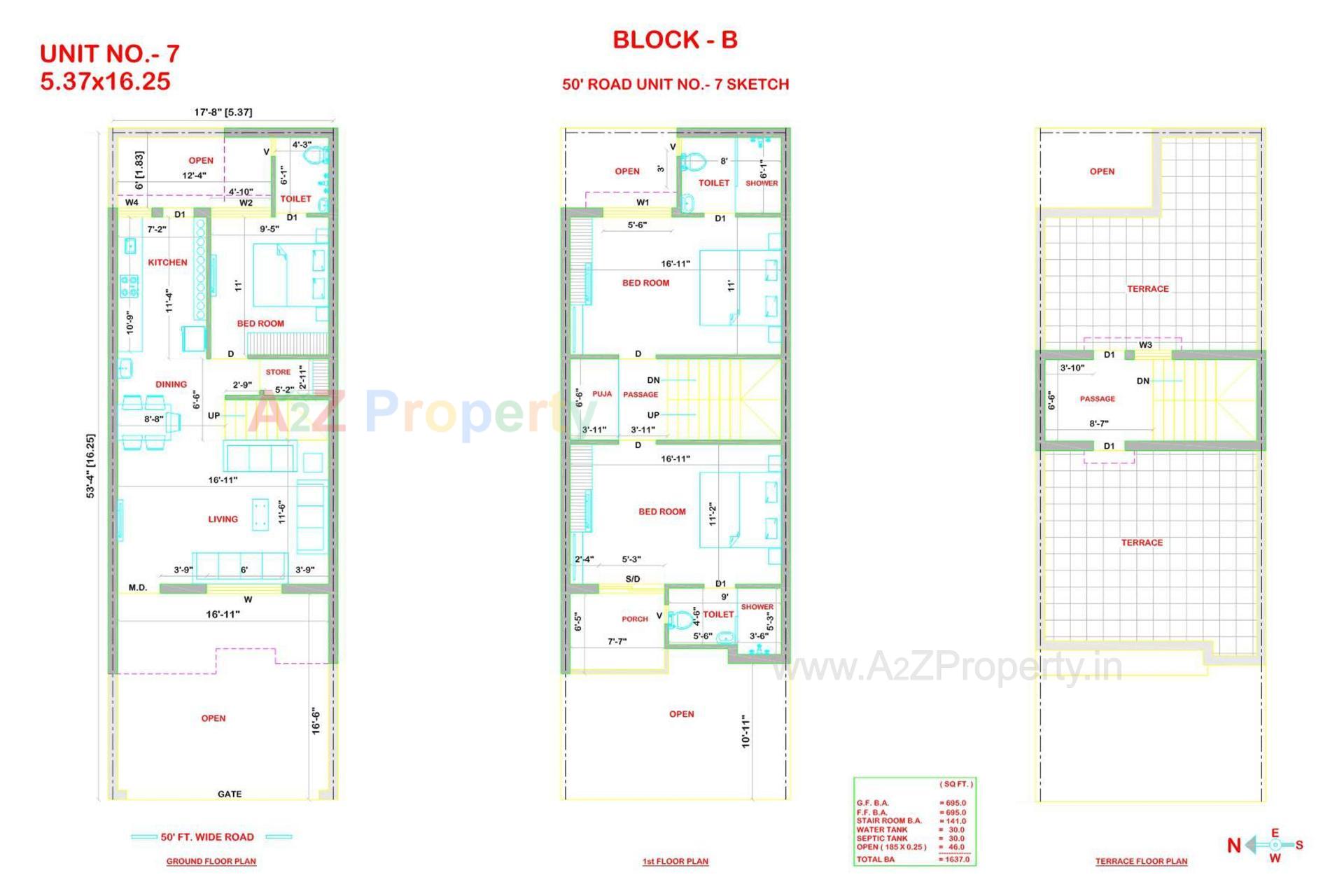 Layout of real estate project Ami Exotica located at Manharpura, Rajkot, Gujarat