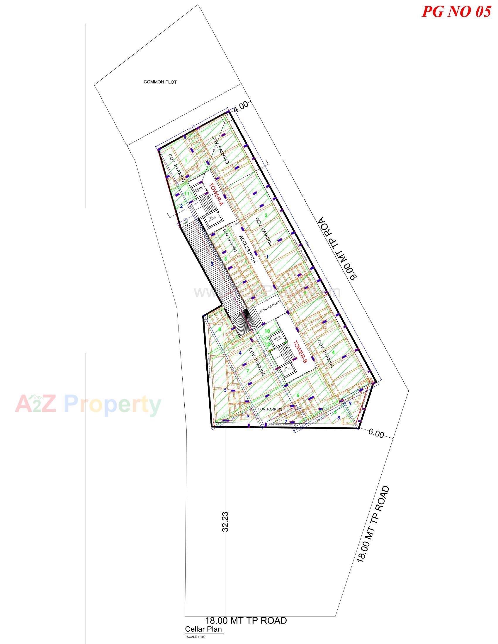Layout of real estate project Ami Luxuria located at Rajkot, Rajkot, Gujarat