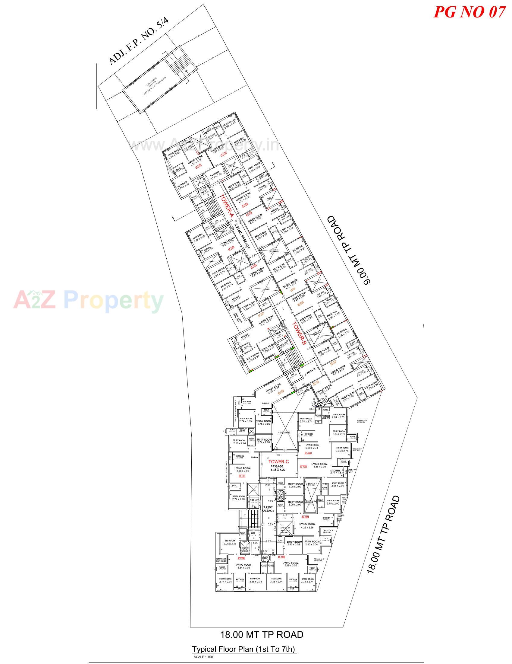 Layout of real estate project Ami Luxuria located at Rajkot, Rajkot, Gujarat