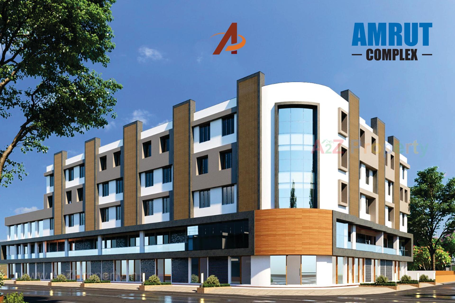 3D Elevation of real estate project Amrut Complex located at Rajkot, Rajkot, Gujarat