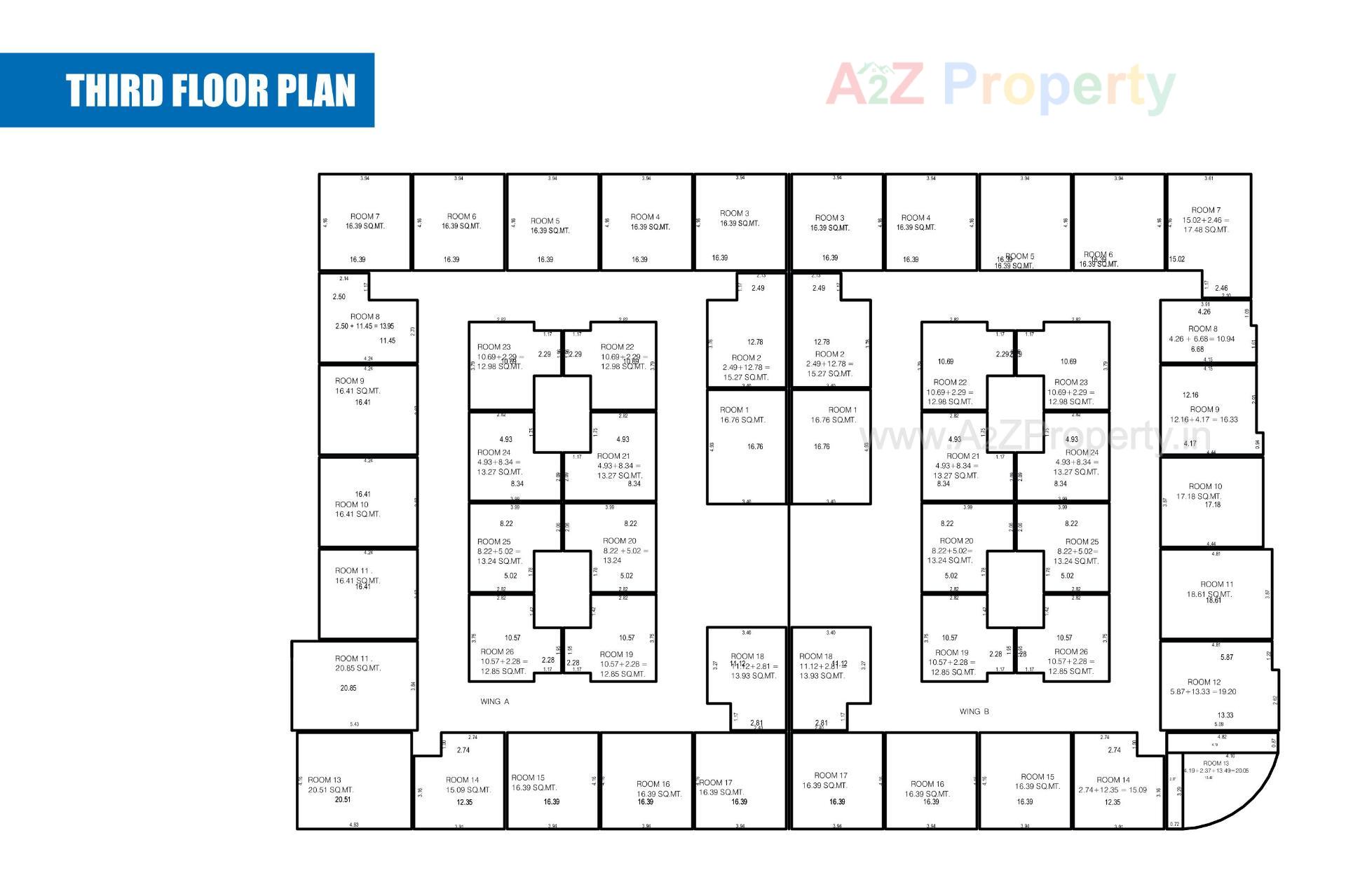Layout of real estate project Amrut Complex located at Rajkot, Rajkot, Gujarat