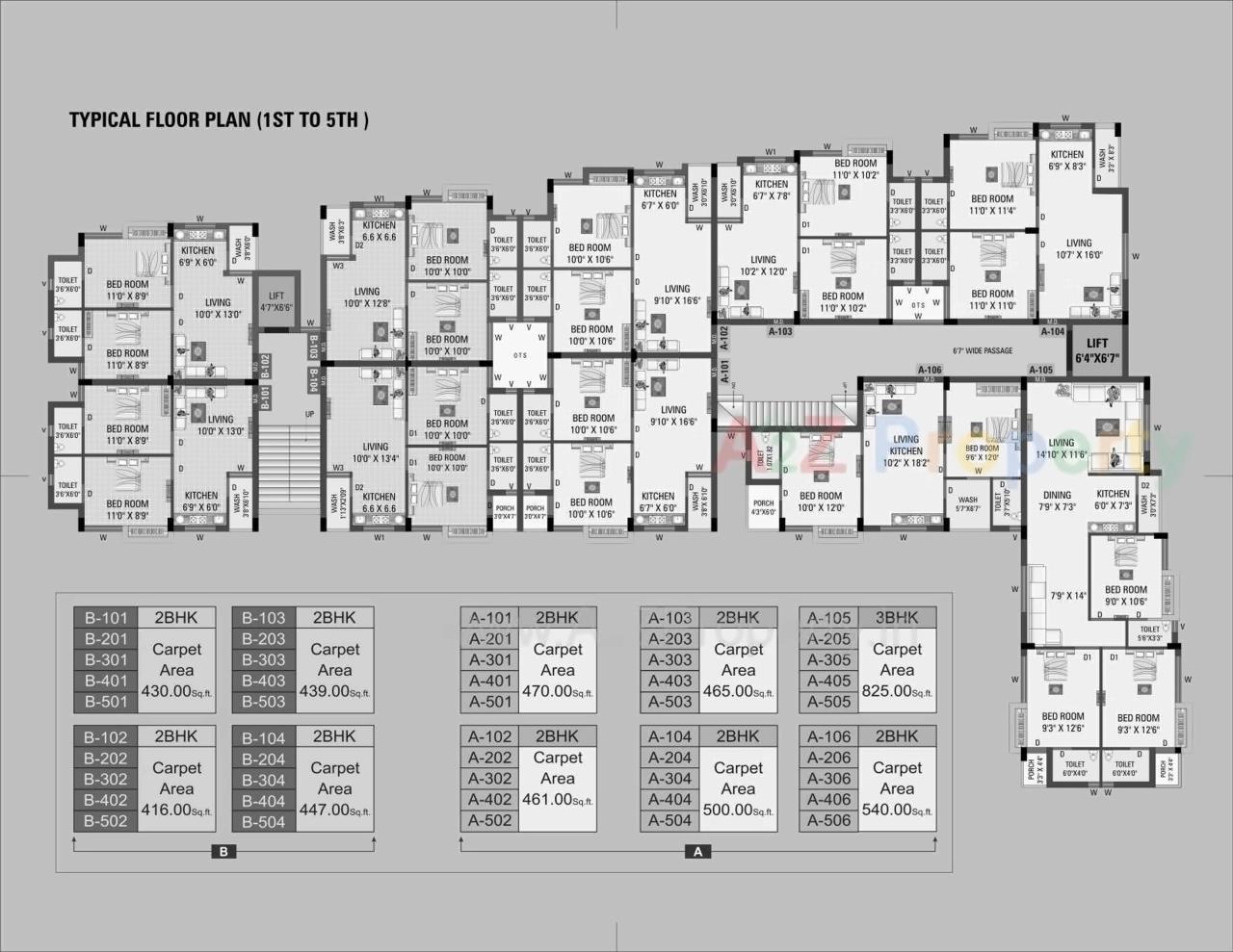 Layout of real estate project Amrutdhara Residency located at Rajkot, Rajkot, Gujarat
