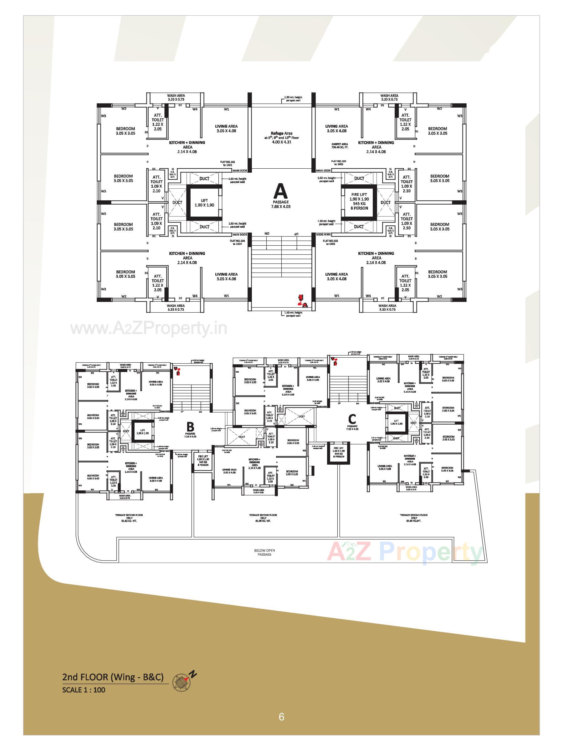 Layout of real estate project Ananat Heights located at Mavdi, Rajkot, Gujarat