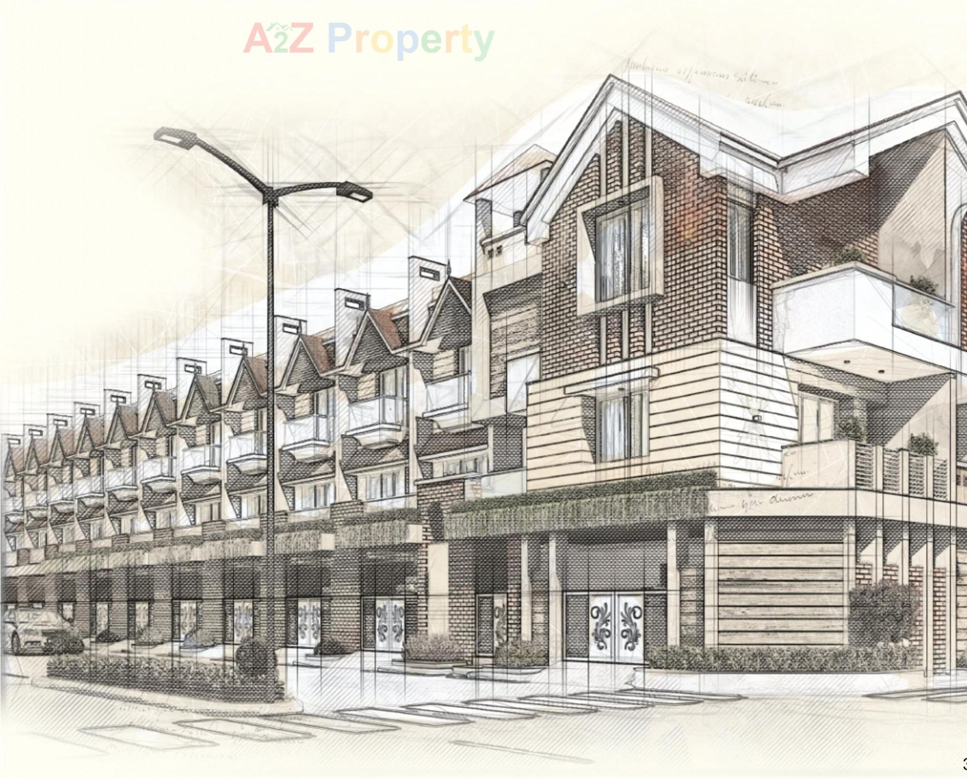 3D Elevation of real estate project Ananat Villa located at Mavdi, Rajkot, Gujarat