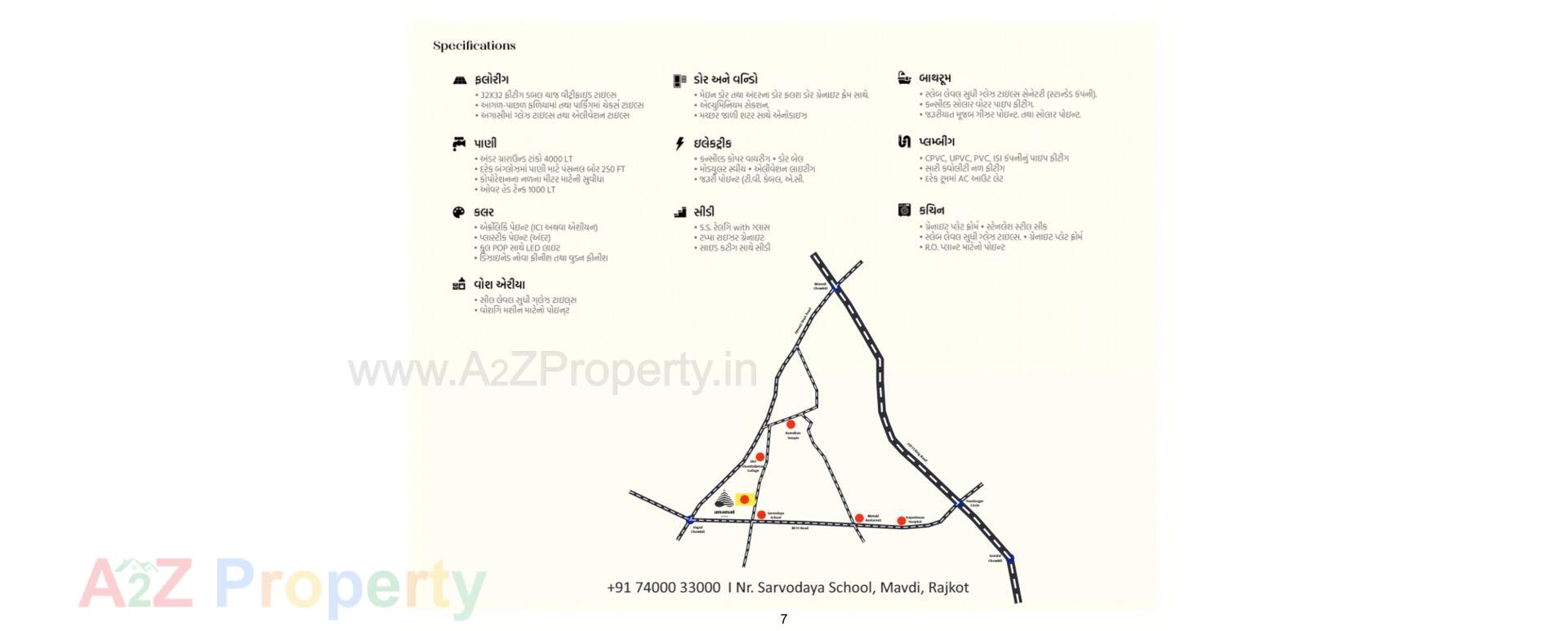  of real estate project Ananat Villa located at Mavdi, Rajkot, Gujarat