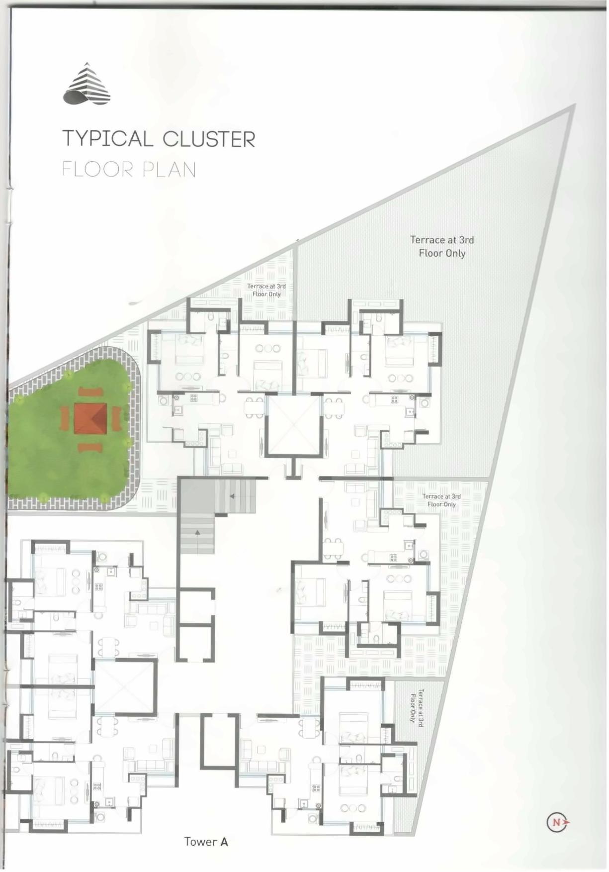 Layout of real estate project Anant Bhoomi located at Mavdi, Rajkot, Gujarat
