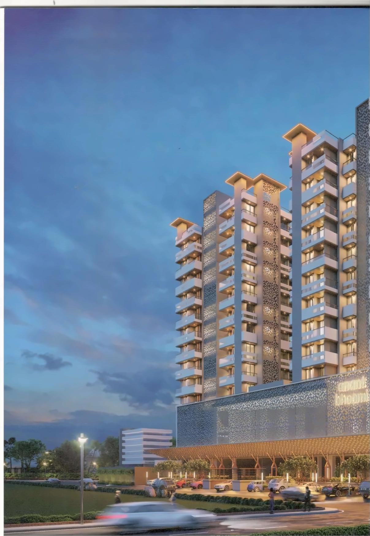 3D Elevation of real estate project Anant Bhoomi located at Mavdi, Rajkot, Gujarat