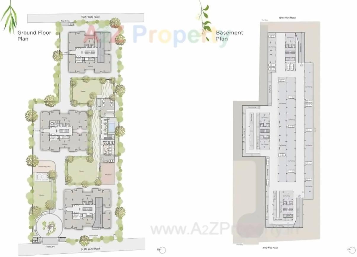 Layout of real estate project Ananta located at Rajkot, Rajkot, Gujarat