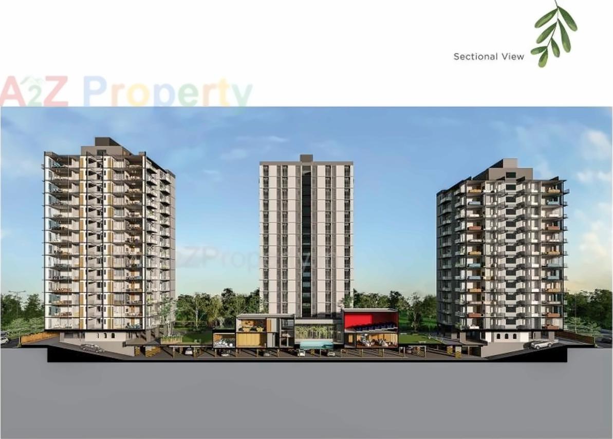 3D Elevation of real estate project Ananta located at Rajkot, Rajkot, Gujarat