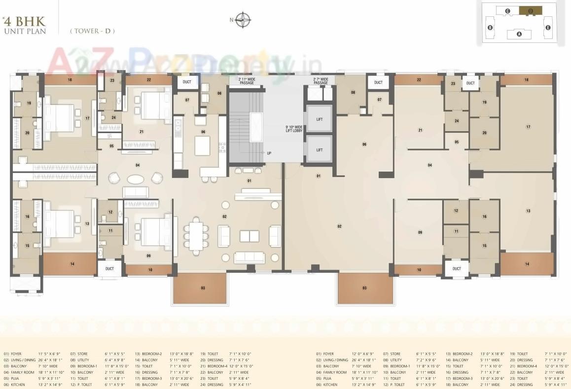Layout of real estate project Apple Altura located at Nana-mava, Rajkot, Gujarat