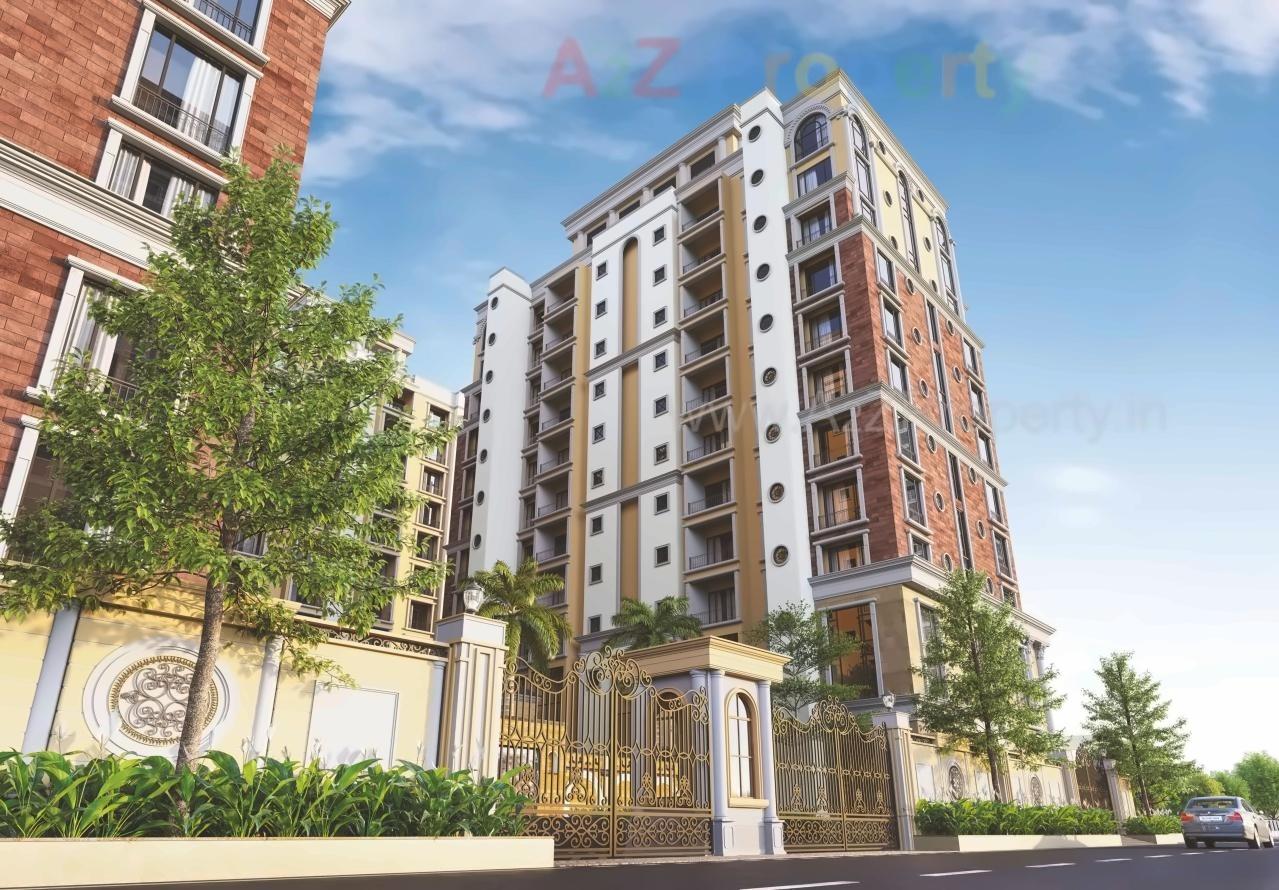 3D Elevation of real estate project Apple Ambiance located at Nanamava, Rajkot, Gujarat