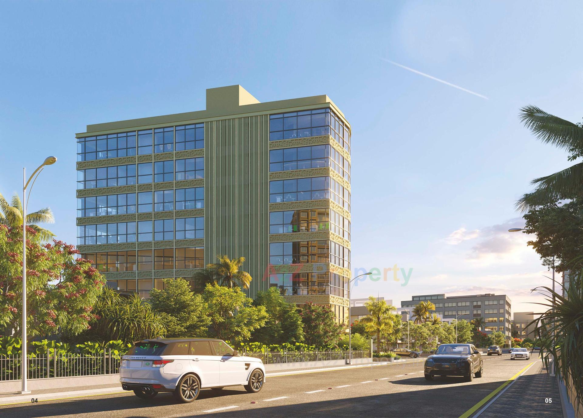 3D Elevation of real estate project Apple Gold located at Nana-mava, Rajkot, Gujarat