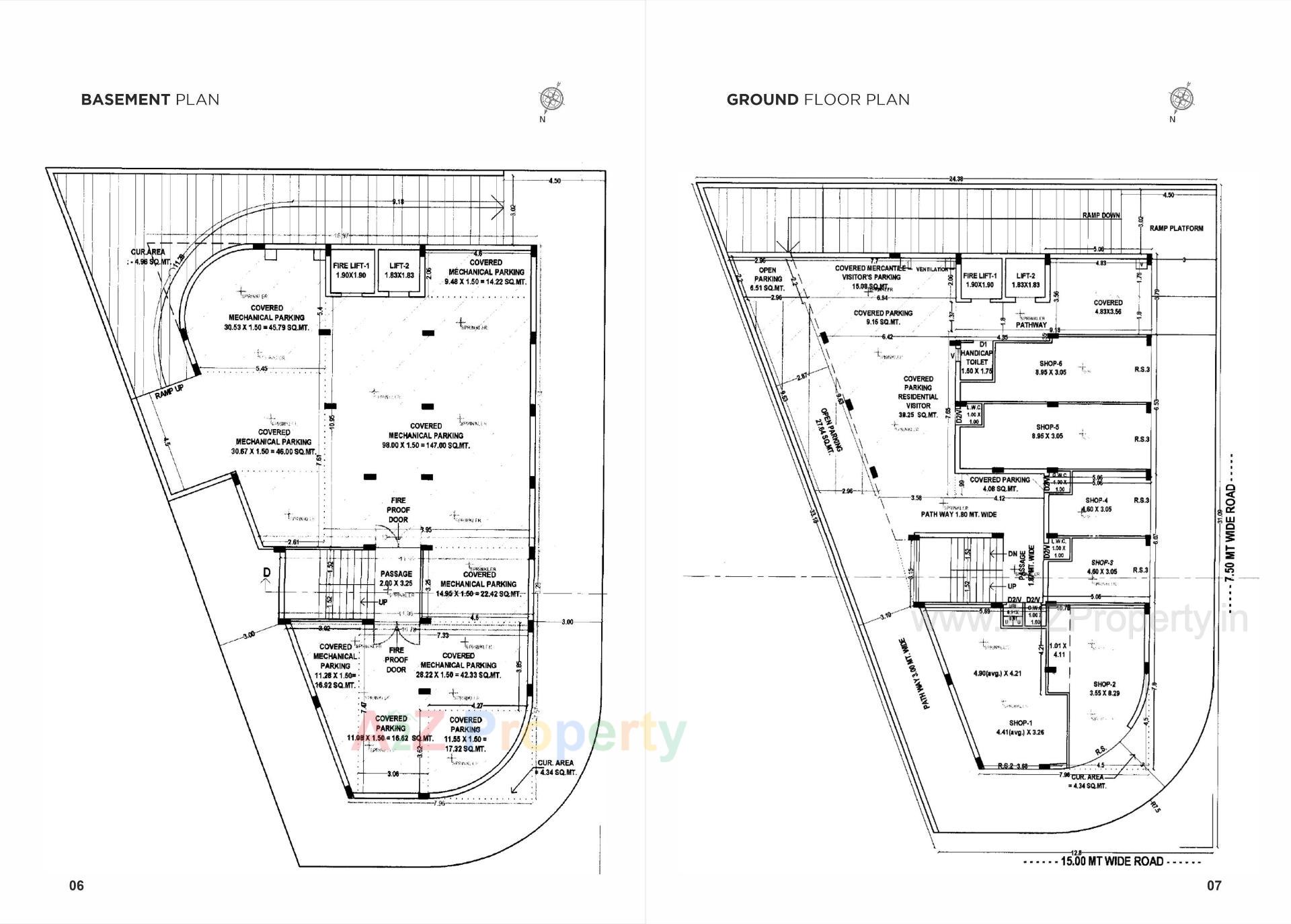 Layout of real estate project Apple Gold located at Nana-mava, Rajkot, Gujarat