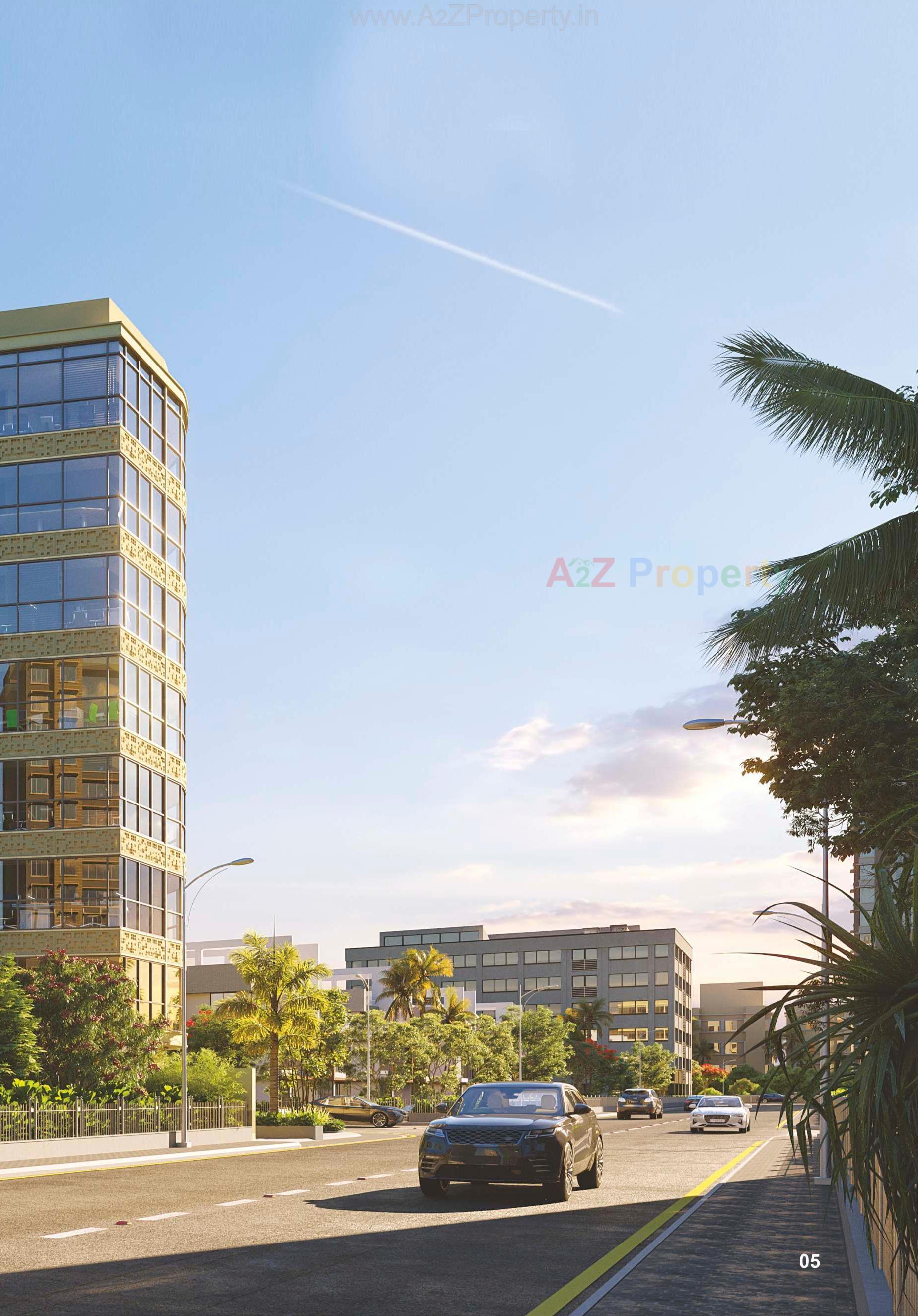 3D Elevation of real estate project Apple Gold located at Rajkot, Rajkot, Gujarat