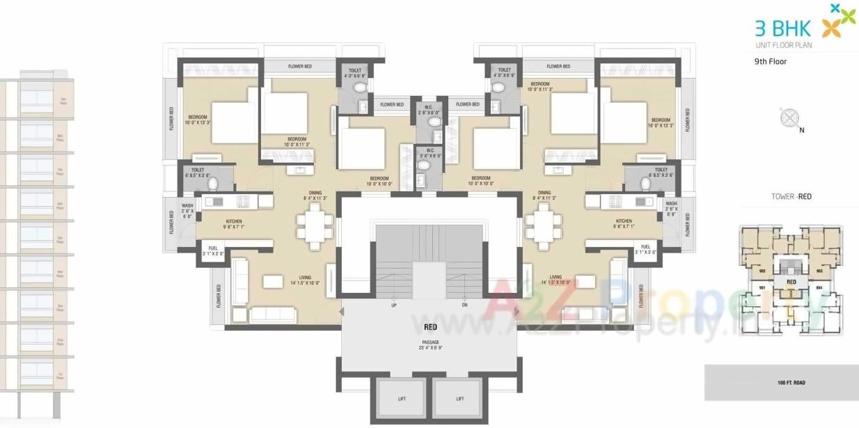 Layout of real estate project Apple Greens located at Madhapar, Rajkot, Gujarat
