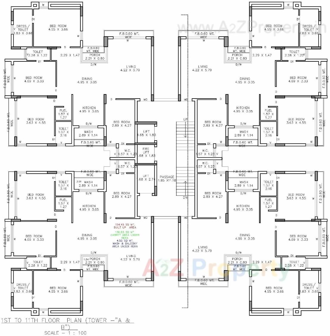 Layout of real estate project Aqua Blue located at Mota-mava, Rajkot, Gujarat