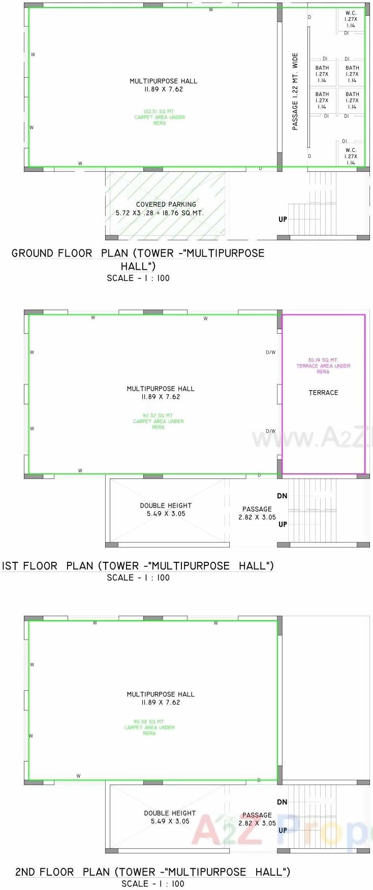  of real estate project Aqua Blue located at Mota-mava, Rajkot, Gujarat