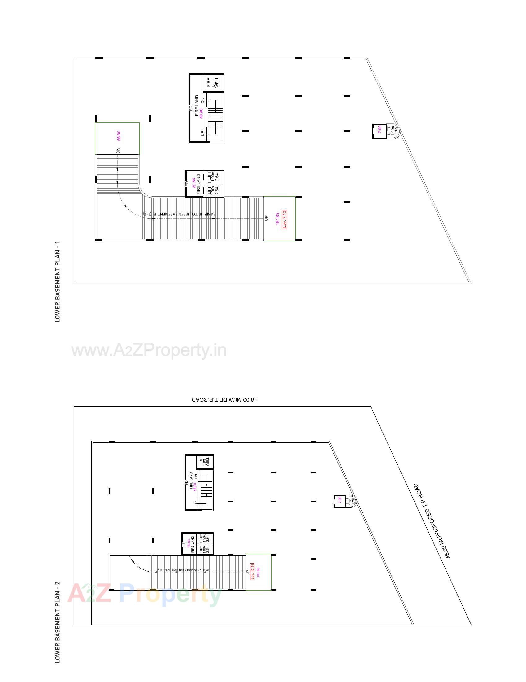 Layout of real estate project Aqua Coral located at Mota-mava, Rajkot, Gujarat