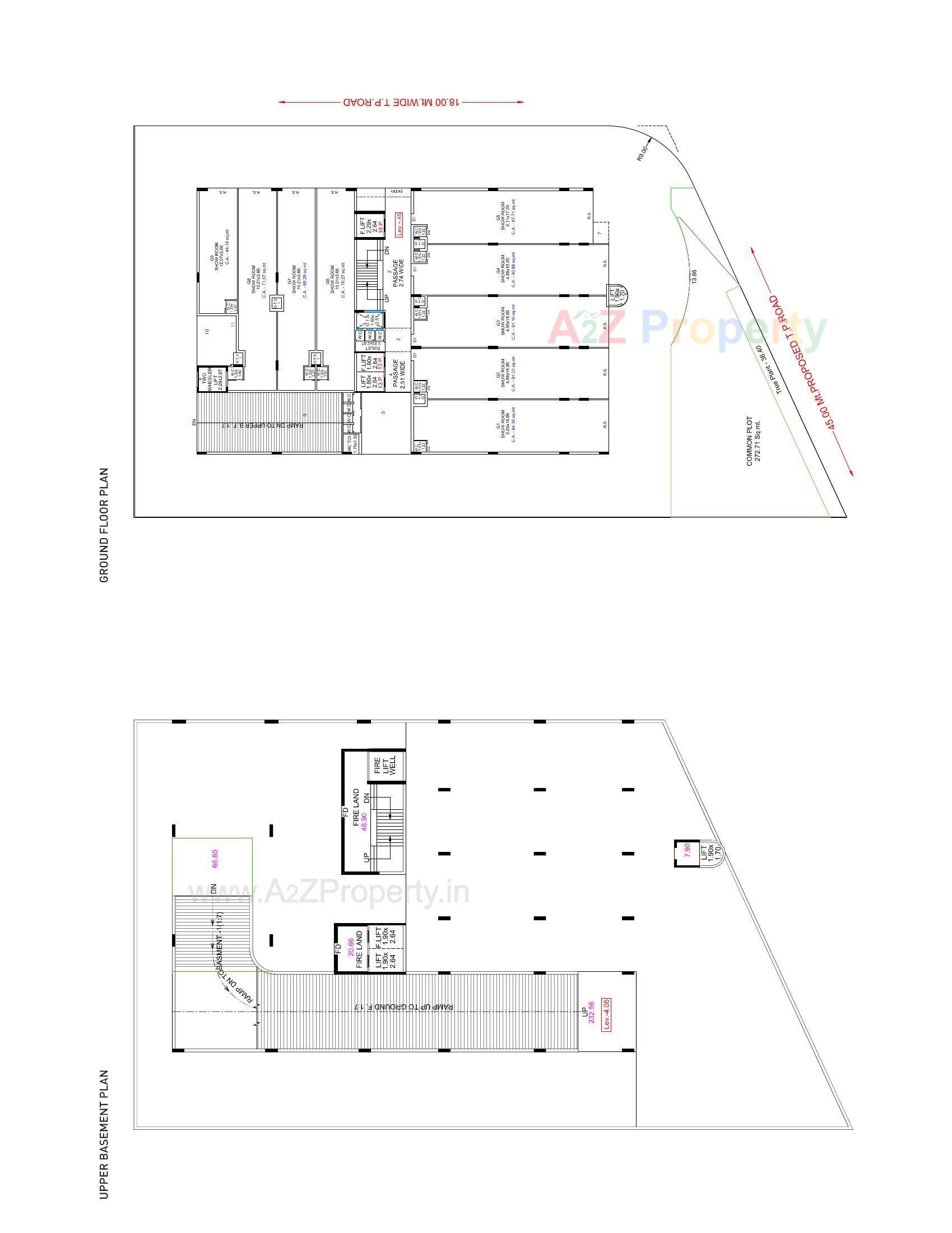 Layout of real estate project Aqua Coral located at Mota-mava, Rajkot, Gujarat