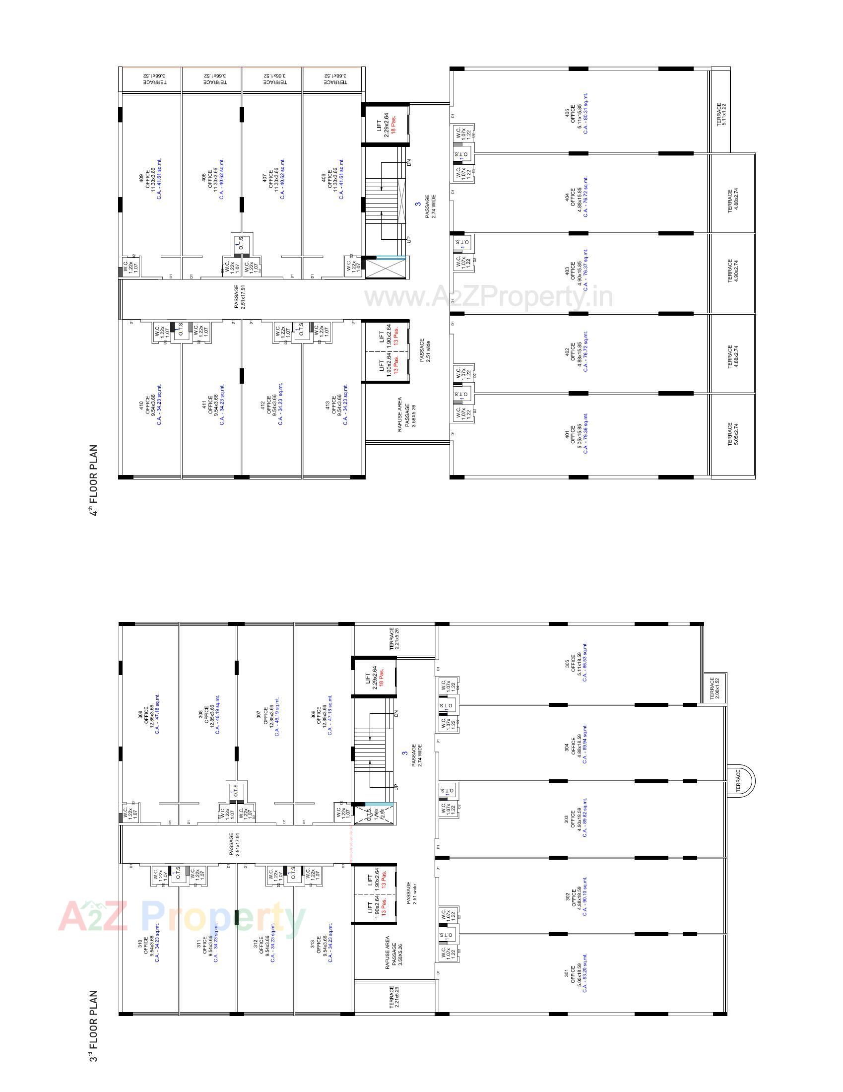 Layout of real estate project Aqua Coral located at Mota-mava, Rajkot, Gujarat