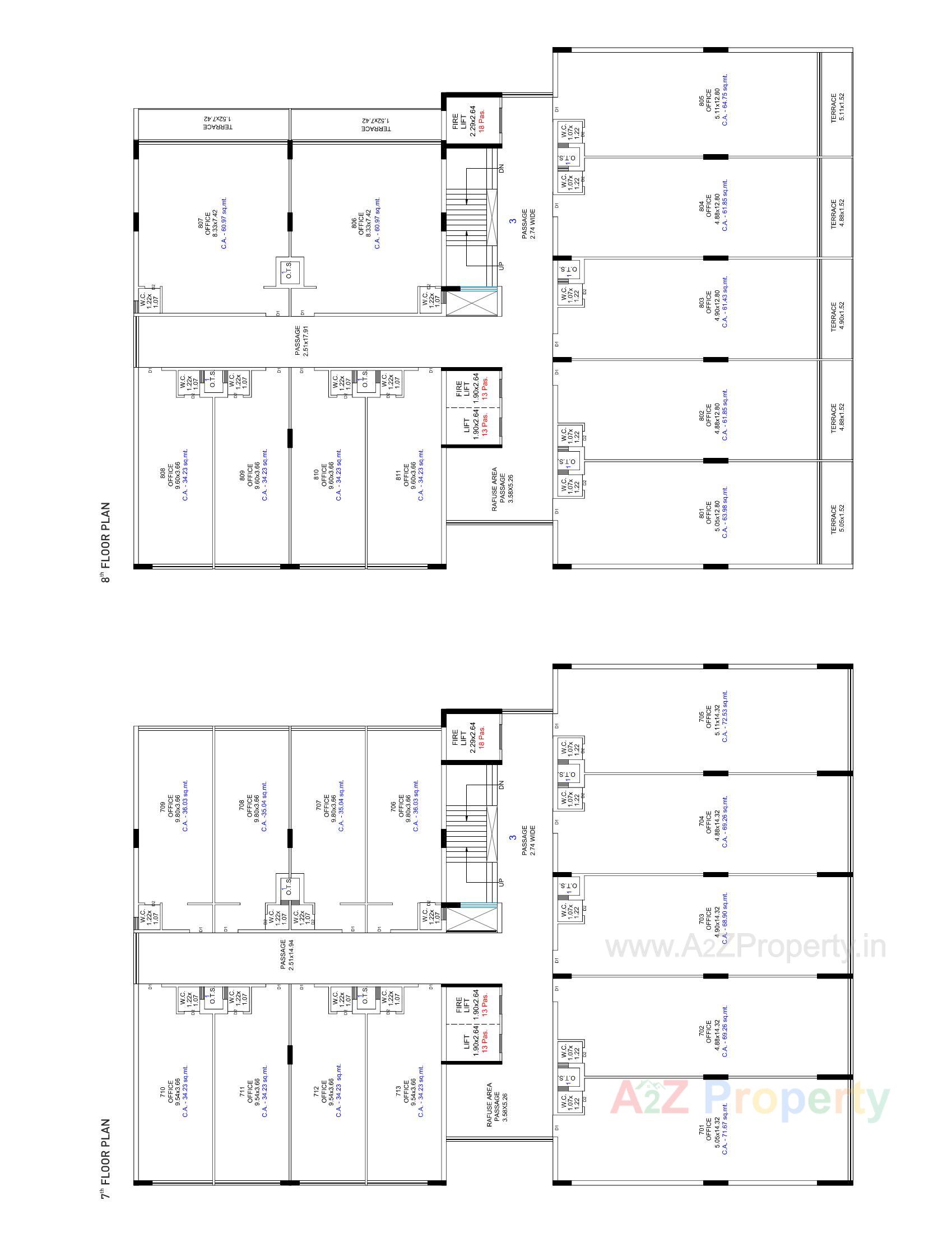  of real estate project Aqua Coral located at Mota-mava, Rajkot, Gujarat