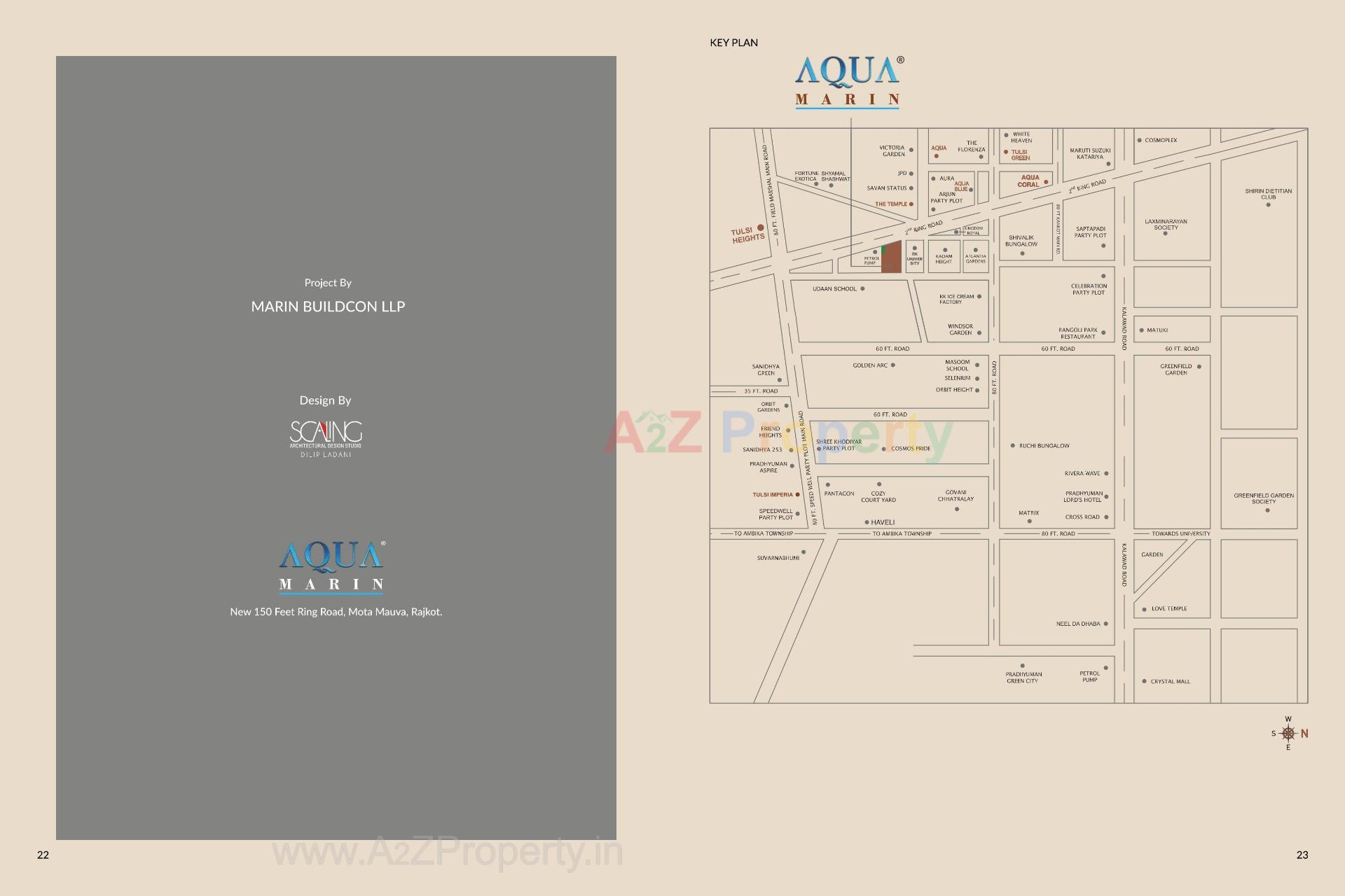  of real estate project Aqua Marin located at Motamava, Rajkot, Gujarat
