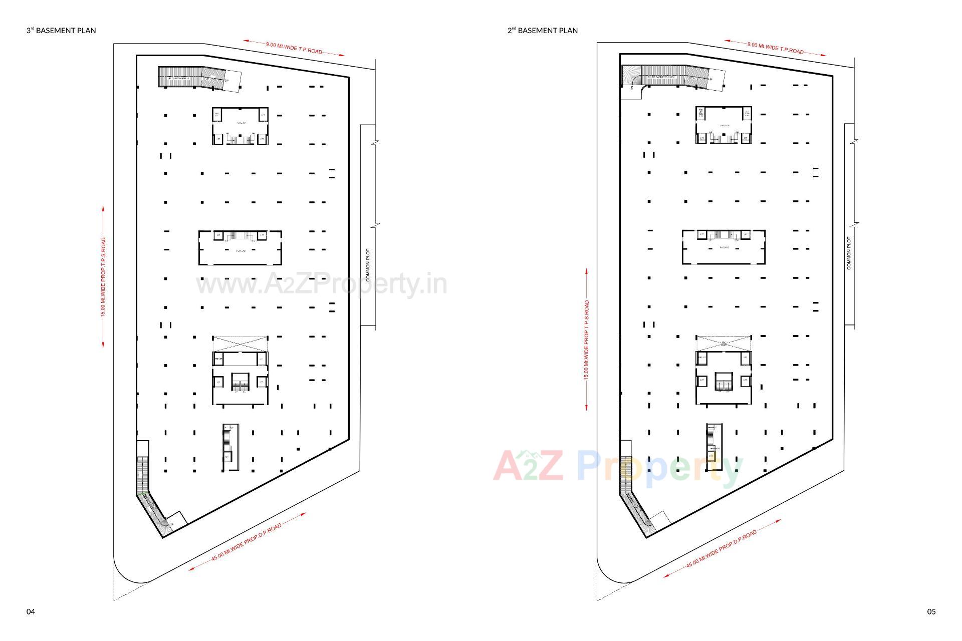 Layout of real estate project Aqua Marin located at Motamava, Rajkot, Gujarat