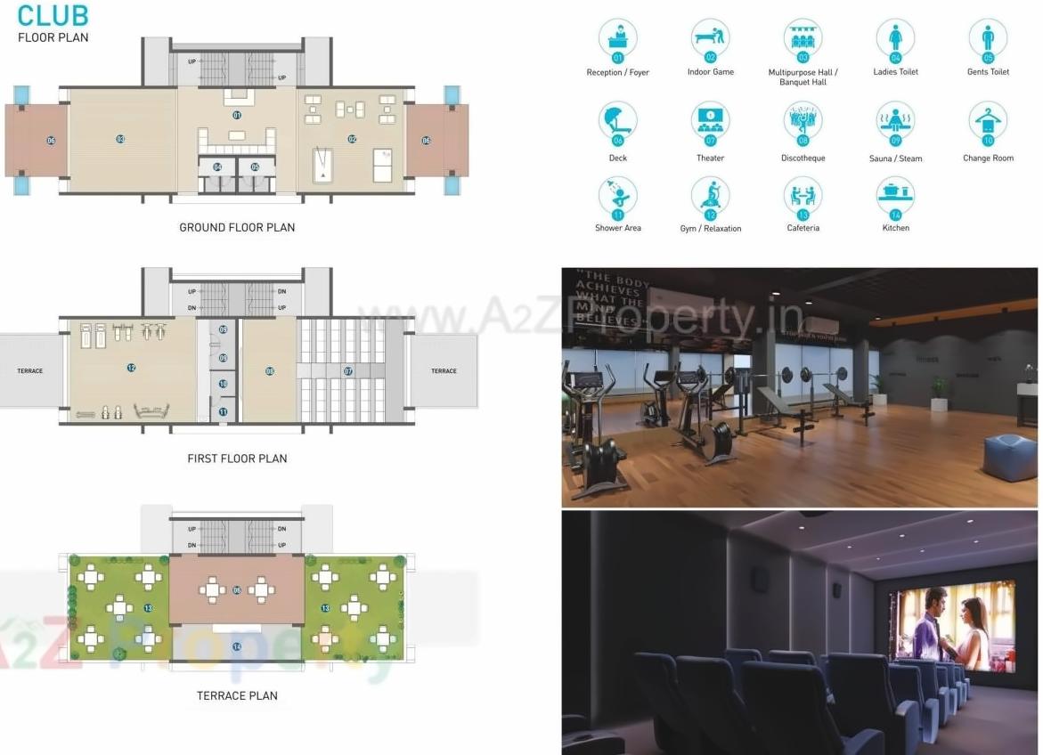 Layout of real estate project Aqua located at Mota-mava, Rajkot, Gujarat