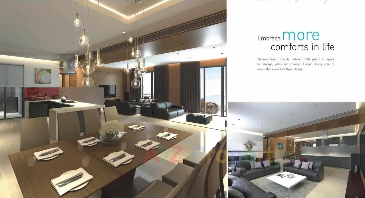 3D Elevation of real estate project Aqua located at Mota-mava, Rajkot, Gujarat