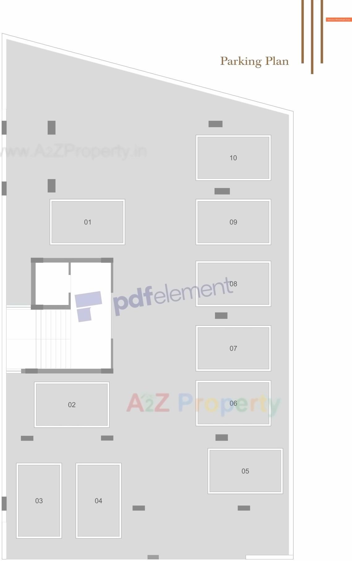 Layout of real estate project Arihant Avenue located at Raiya, Rajkot, Gujarat