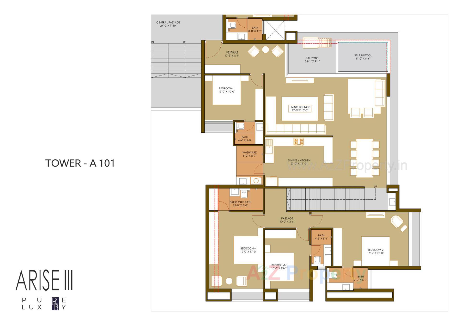 Layout of real estate project Arise located at Ghanteshwar, Rajkot, Gujarat