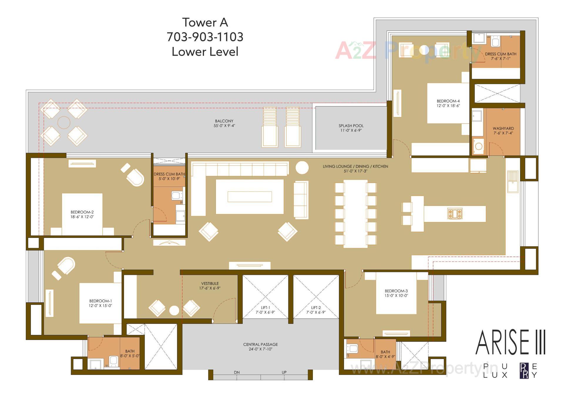 Layout of real estate project Arise located at Ghanteshwar, Rajkot, Gujarat