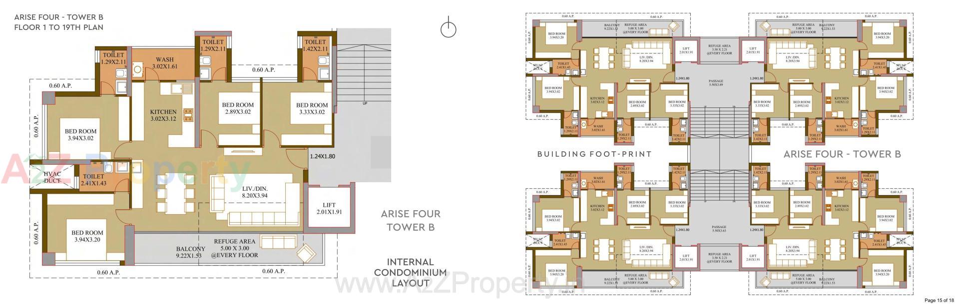 Layout of real estate project Arise Four located at Vejalgam, Rajkot, Gujarat