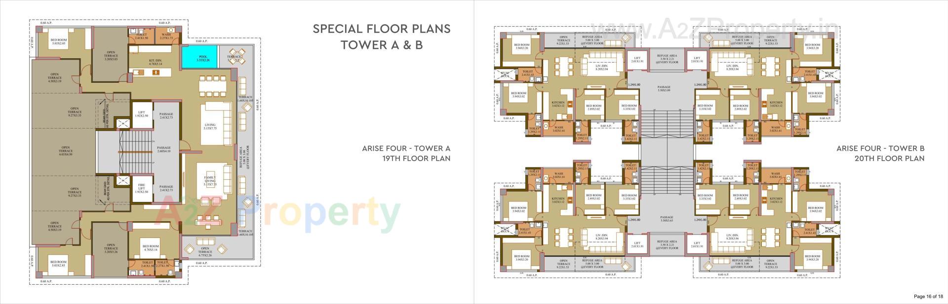 Layout of real estate project Arise Four located at Vejalgam, Rajkot, Gujarat
