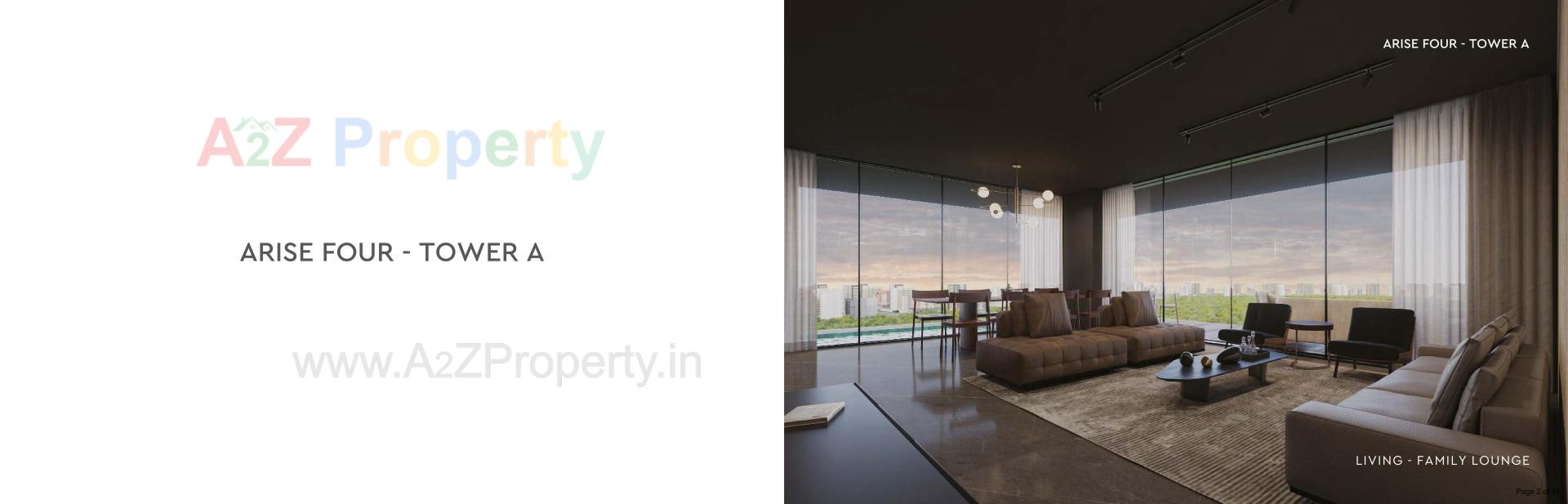 3D Elevation of real estate project Arise Four located at Vejalgam, Rajkot, Gujarat