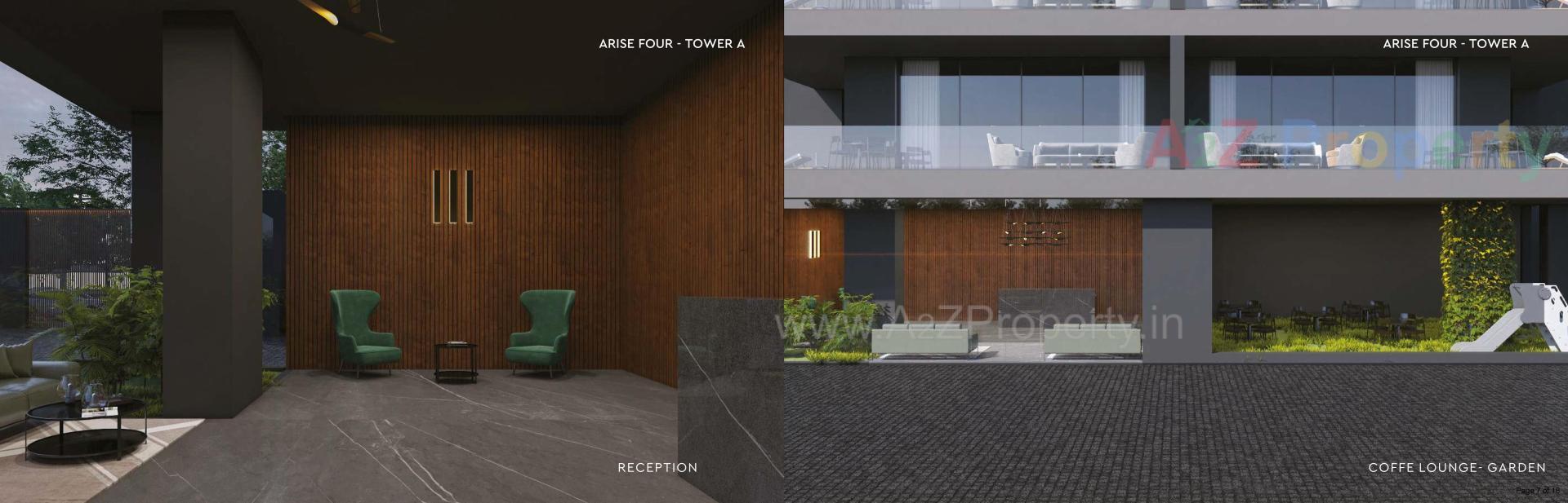 3D Elevation of real estate project Arise Four located at Vejalgam, Rajkot, Gujarat