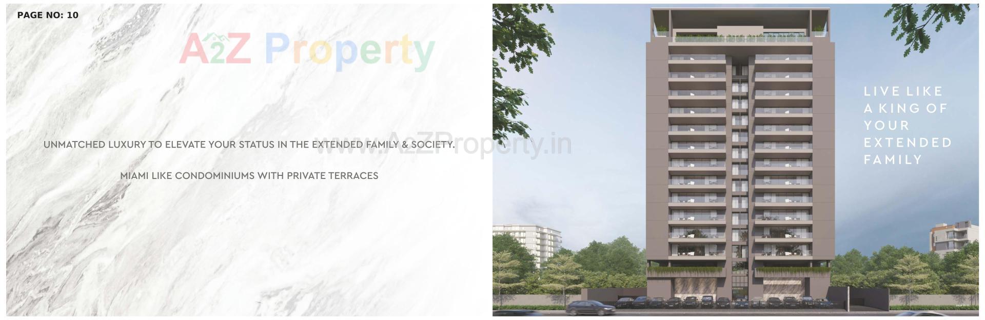 3D Elevation of real estate project Arise located at Vejagam, Rajkot, Gujarat