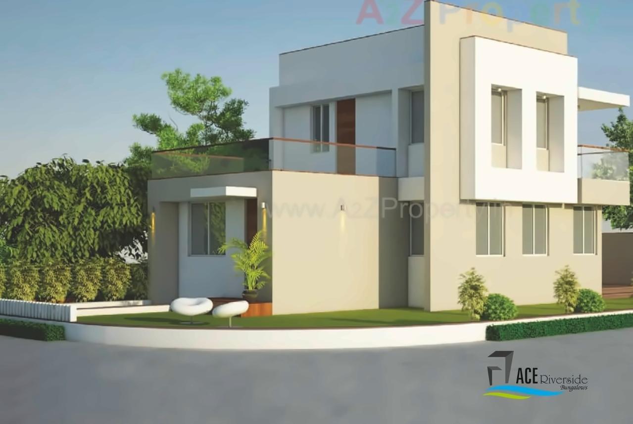 3D Elevation of real estate project Arpl Bungalows located at Targhari, Rajkot, Gujarat