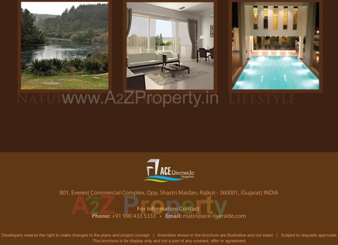 3D Elevation of real estate project Arpl Bungalows located at Targhari, Rajkot, Gujarat