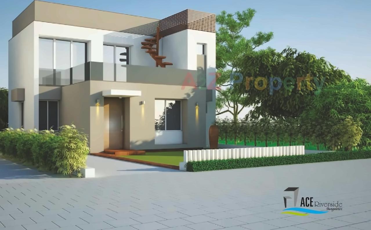 3D Elevation of real estate project Arpl Bungalows located at Targhari, Rajkot, Gujarat