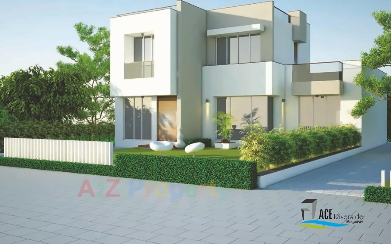 3D Elevation of real estate project Arpl Bungalows located at Targhari, Rajkot, Gujarat