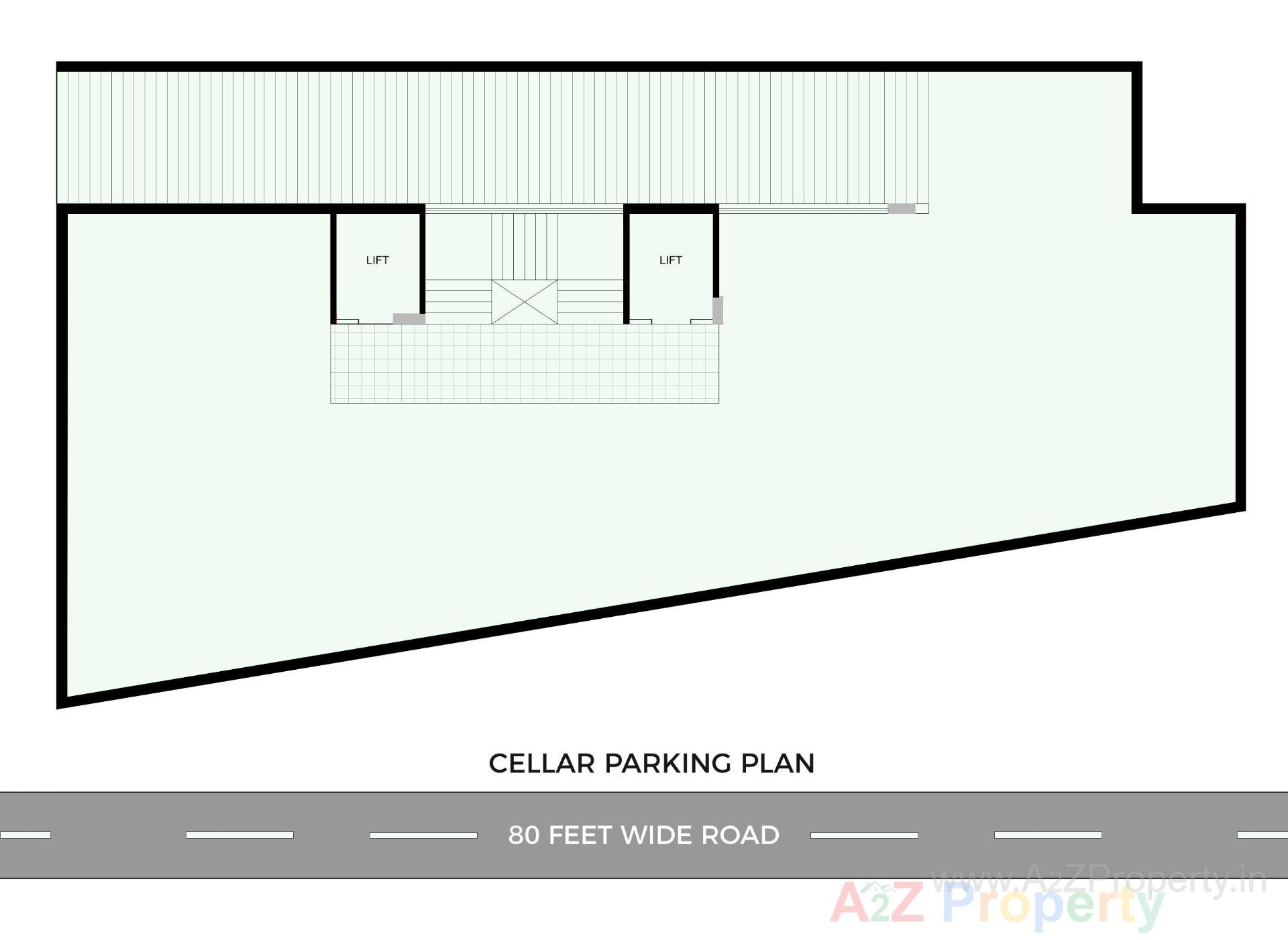 Layout of real estate project Asopalav Avenue located at Kothariya, Rajkot, Gujarat