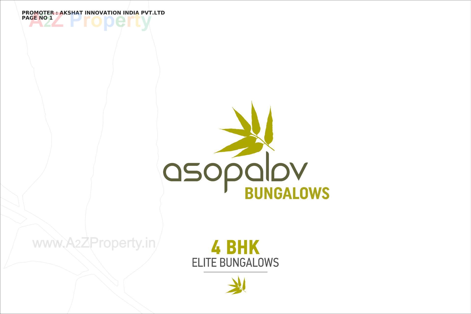  of real estate project Asopalav Bungalows located at Vavdi, Rajkot, Gujarat