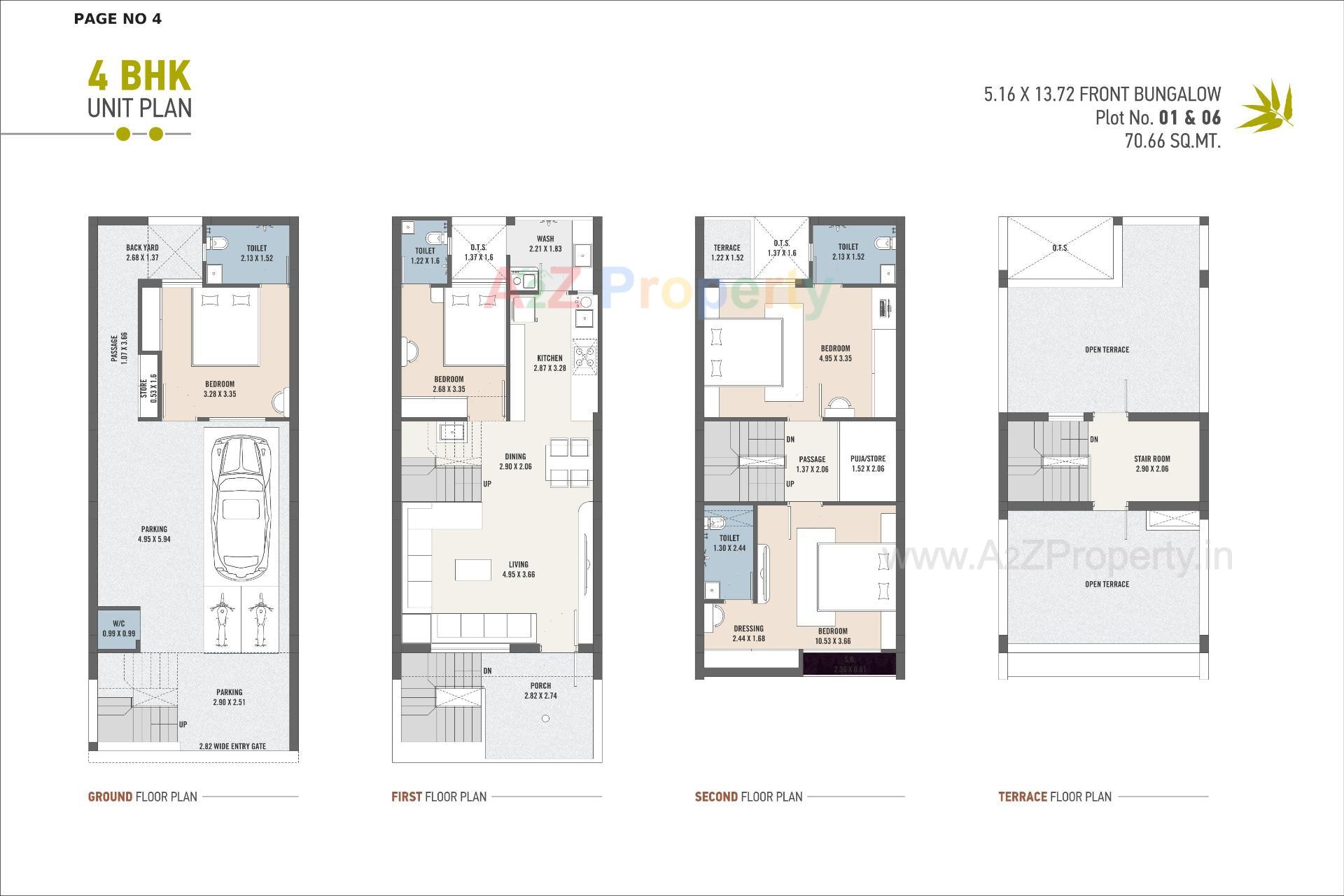 Layout of real estate project Asopalav Bungalows located at Vavdi, Rajkot, Gujarat
