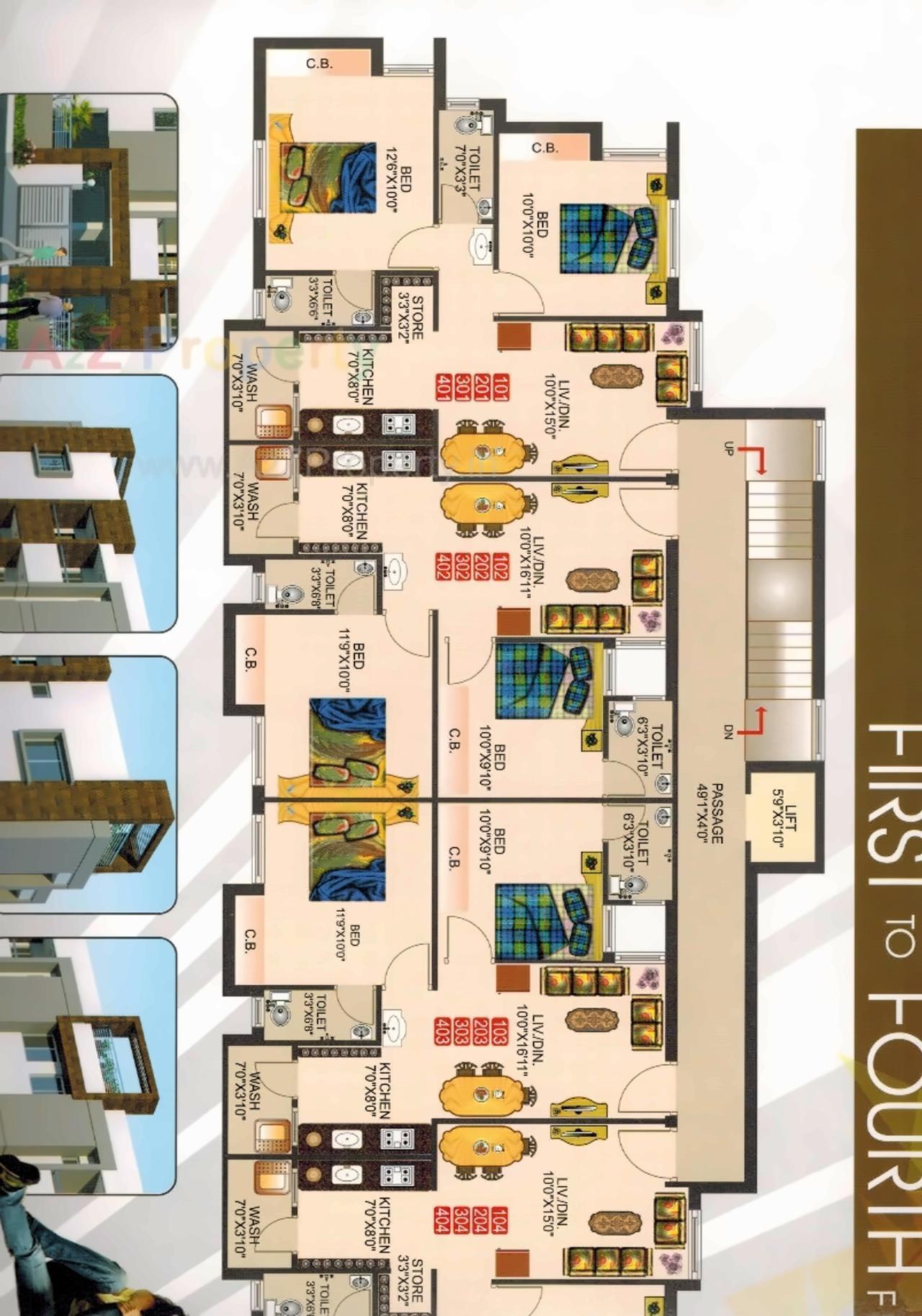 Layout of real estate project Asopalav Enclave located at Madhapar, Rajkot, Gujarat